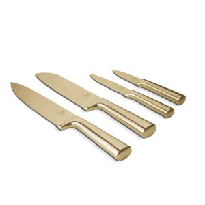 Berlinger Haus Stainless Steel Knife Set Leonardo Satin Mirror Polish Set of 4