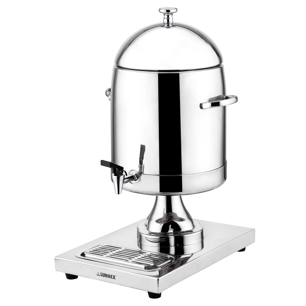 Stainless Steel Milk Urn with Ice Cylinder - 10.5L