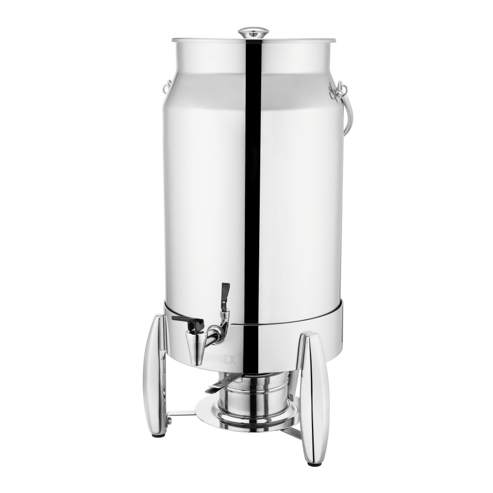 Stainless Steel Milk Urn with Ice Tube And Fuel Holder (Verona Series) - 11.4L