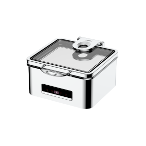 Waterless Dry Heat Chafer with Stainless Steel Cover (Terni Series) 2/3 Size 9L