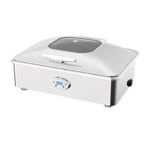 Stainless Steel Electric Chafer with Digital Temperature Display (Venice Series) - Full Size 8.5L