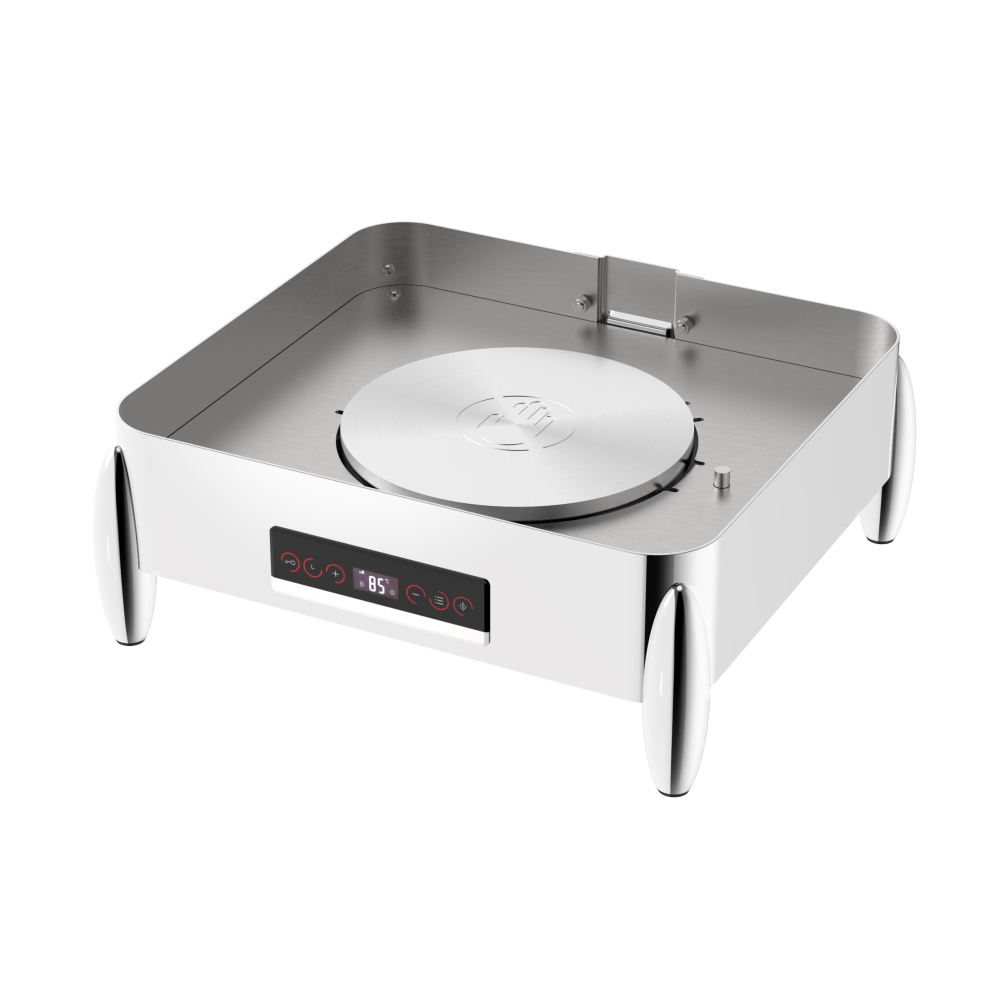 Electric Chafer Frame with Olive Shaped Legs (Roma / Burano Series) - 2/3 Size