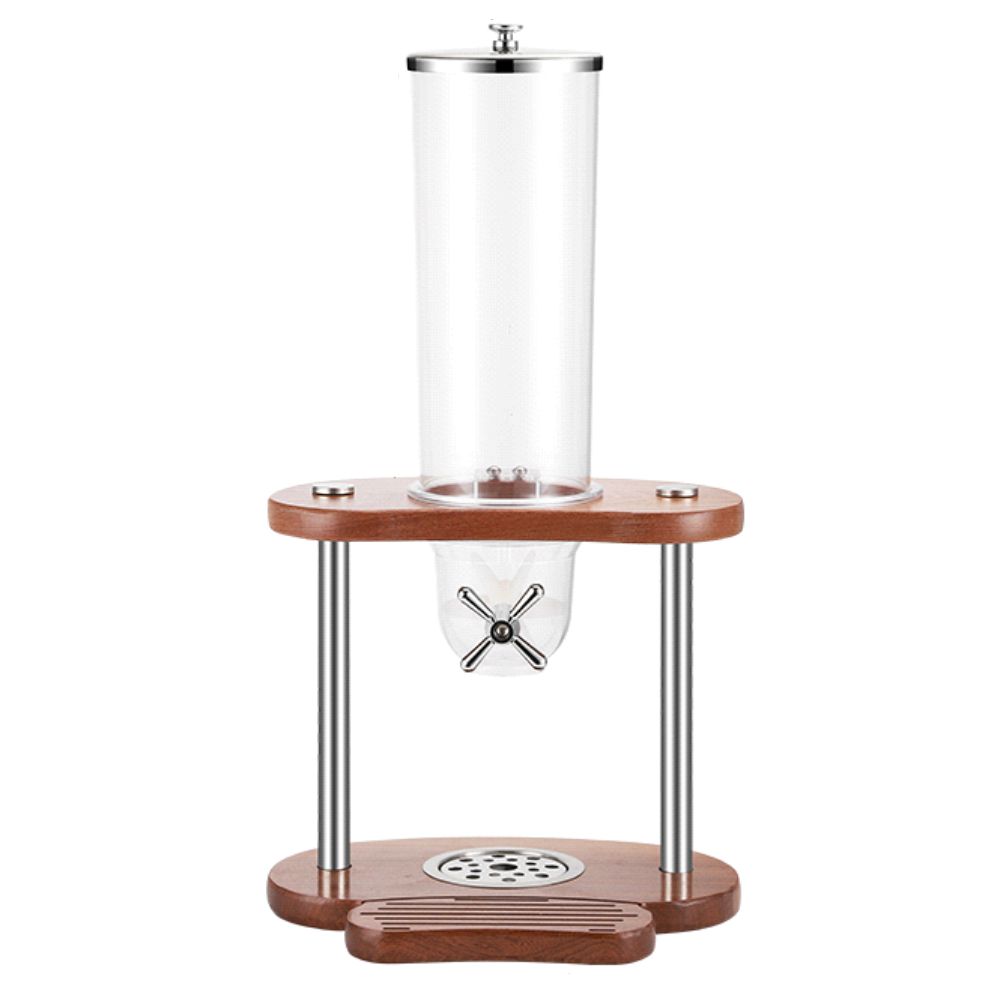 Cereal Dispenser With Sapele Wood Stand - 3.5L