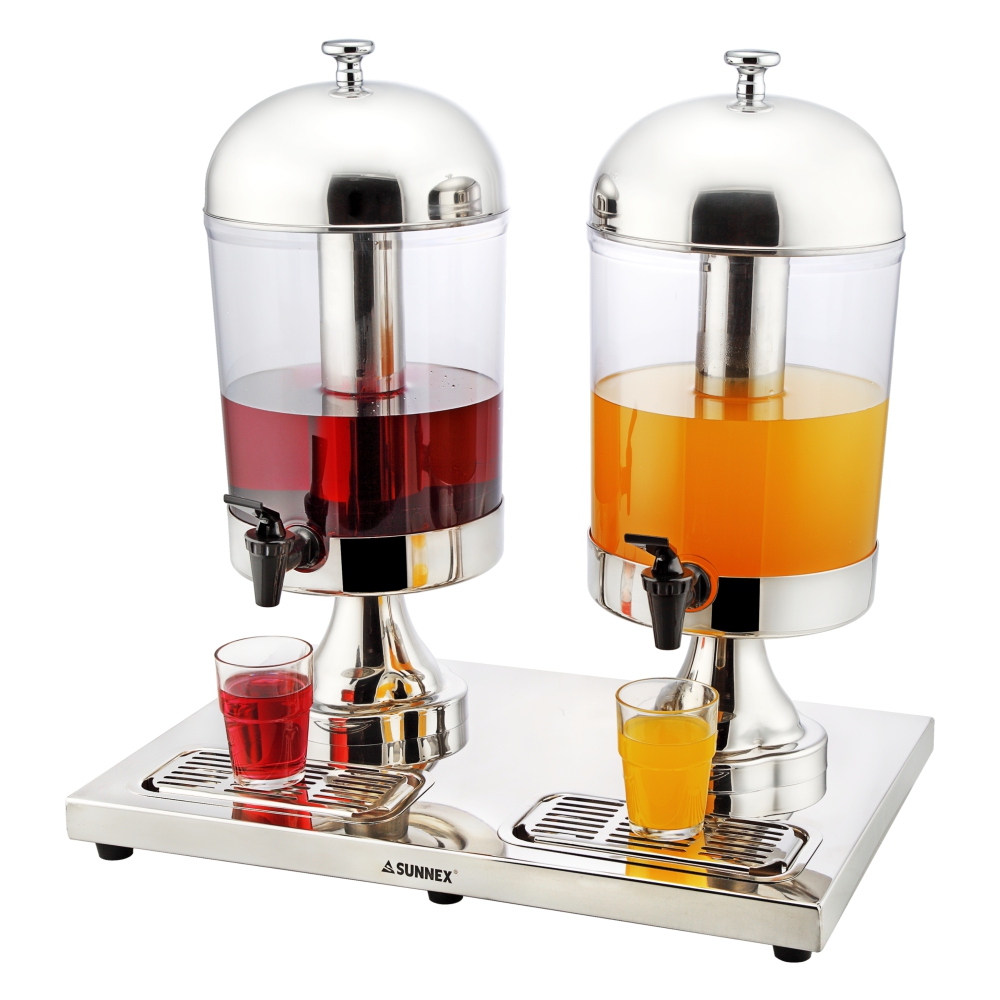 Stainless Steel Juice Dispenser - 8.0L x 2