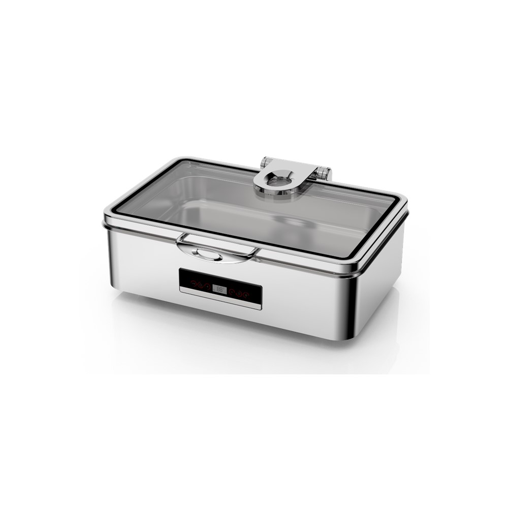 Waterless Dry Heat Chafer with Stainless Steel Cover (Terni Series) - Full Size 8.5L