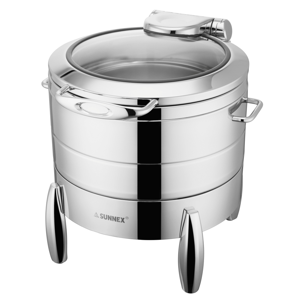 Stainless Steel Soup Station with Stand (Sicily Series) - Round 10L