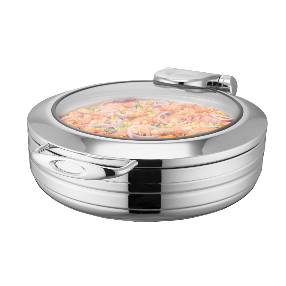 Stainless Steel Induction Chafer (Sicily Series) - Round 6.0L
