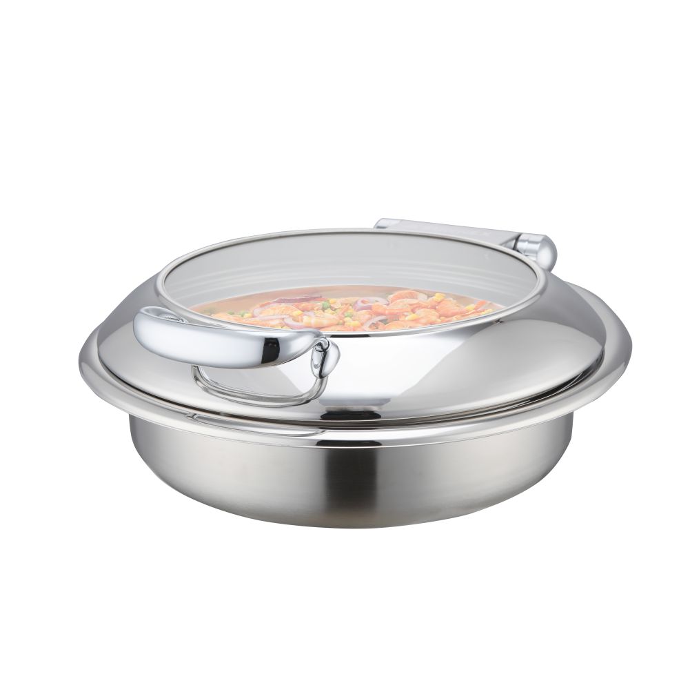 Stainless Steel Induction Chafer (Vienna Series) - Round 6.8L
