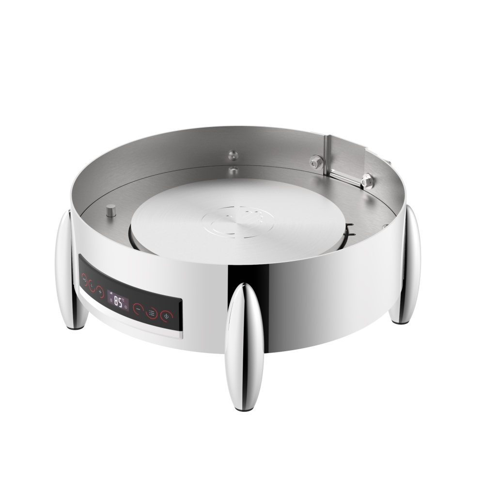 Round Electric Soup Station Base Frame with Olive Shaped Legs (Roma / Burano Series)